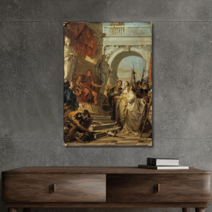 La Continenza Di Scipione Giovanni Battista Tiepolo gbt40 quadro stampato su tela
