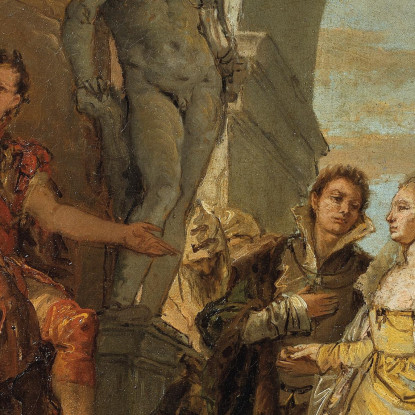 La Continenza Di Scipione Giovanni Battista Tiepolo gbt40 quadro stampato su tela