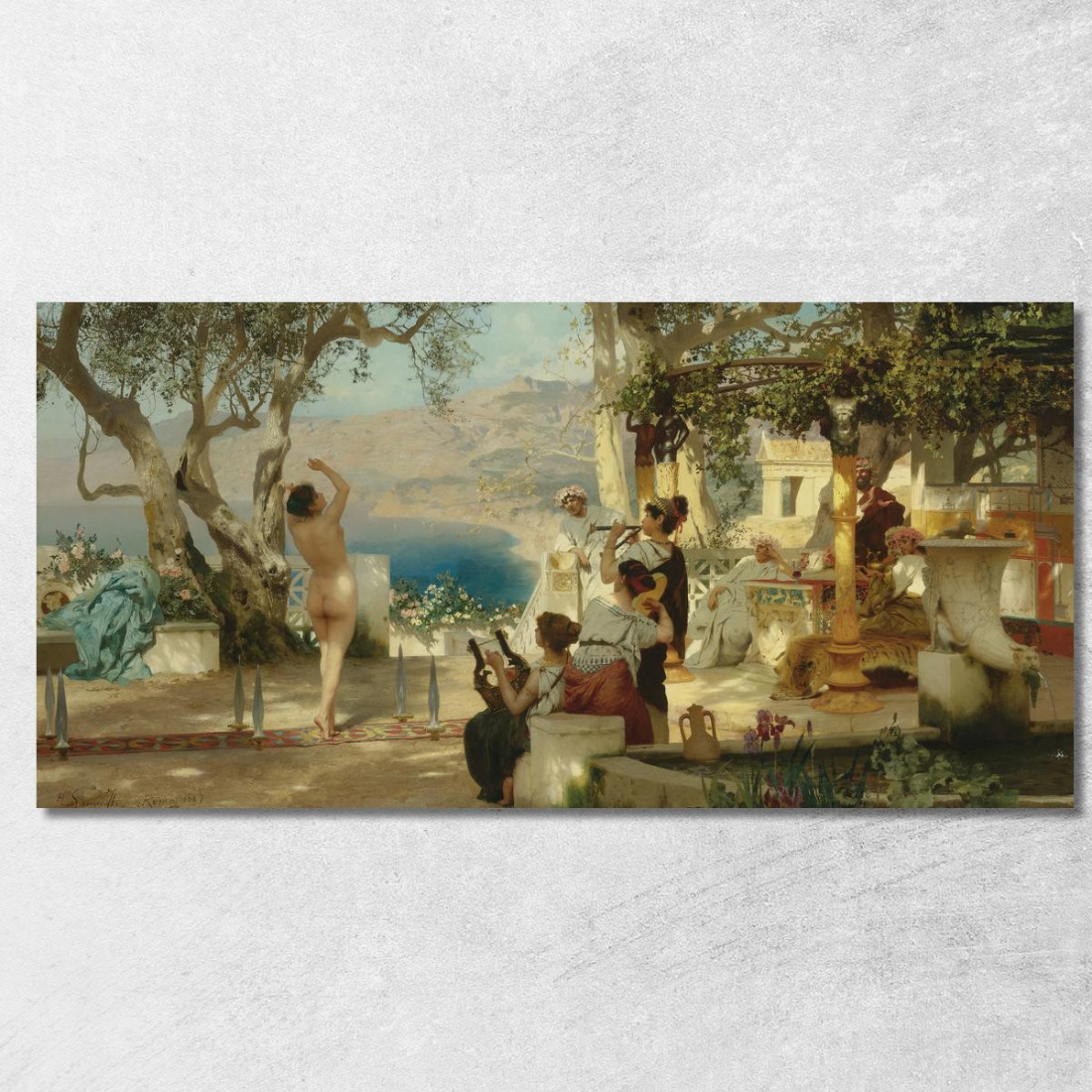 La Danza Della Spada Henryk Siemiradzki hsm45 quadro stampato su tela La Danza Della Spada Henryk Siemiradzki hsm45 quadro stampato su tela
