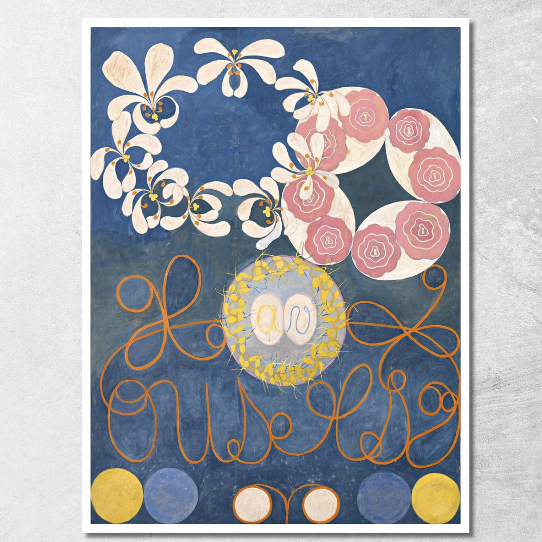 Gruppo Infanzia Iv Hilma af Klint hak3 quadro stampato su tela Gruppo Infanzia Iv Hilma af Klint hak3 quadro stampato su tela