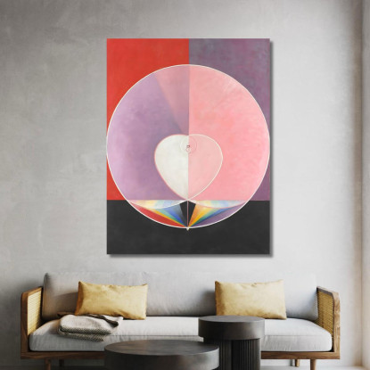 Colombe N.2 Hilma af Klint hak4 quadro stampato su tela