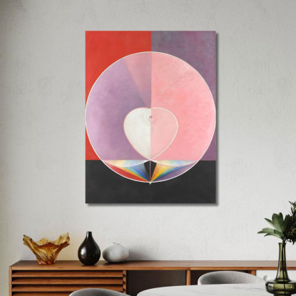 Colombe N.2 Hilma af Klint hak4 quadro stampato su tela