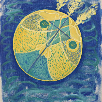 Gruppo I N. 7 Caos Primordiale Hilma af Klint hak7 quadro stampato su tela