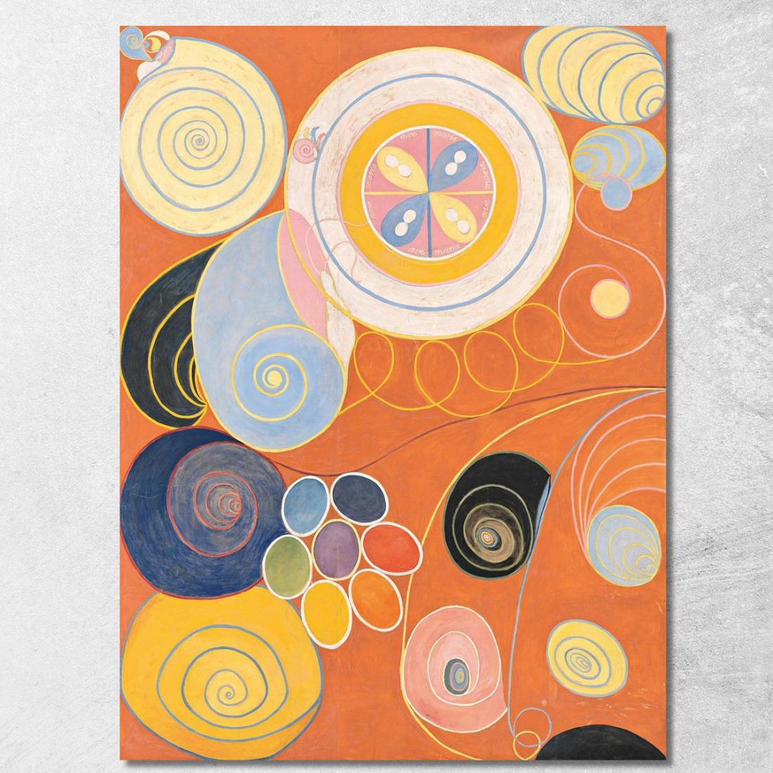 Gruppo Iv N. 3. I Dieci Giovani Più Grandi Hilma af Klint hak8 quadro stampato su tela Gruppo Iv N. 3. I Dieci Giovani Più Grandi Hilma af Klint hak8 quadro stampato su tela