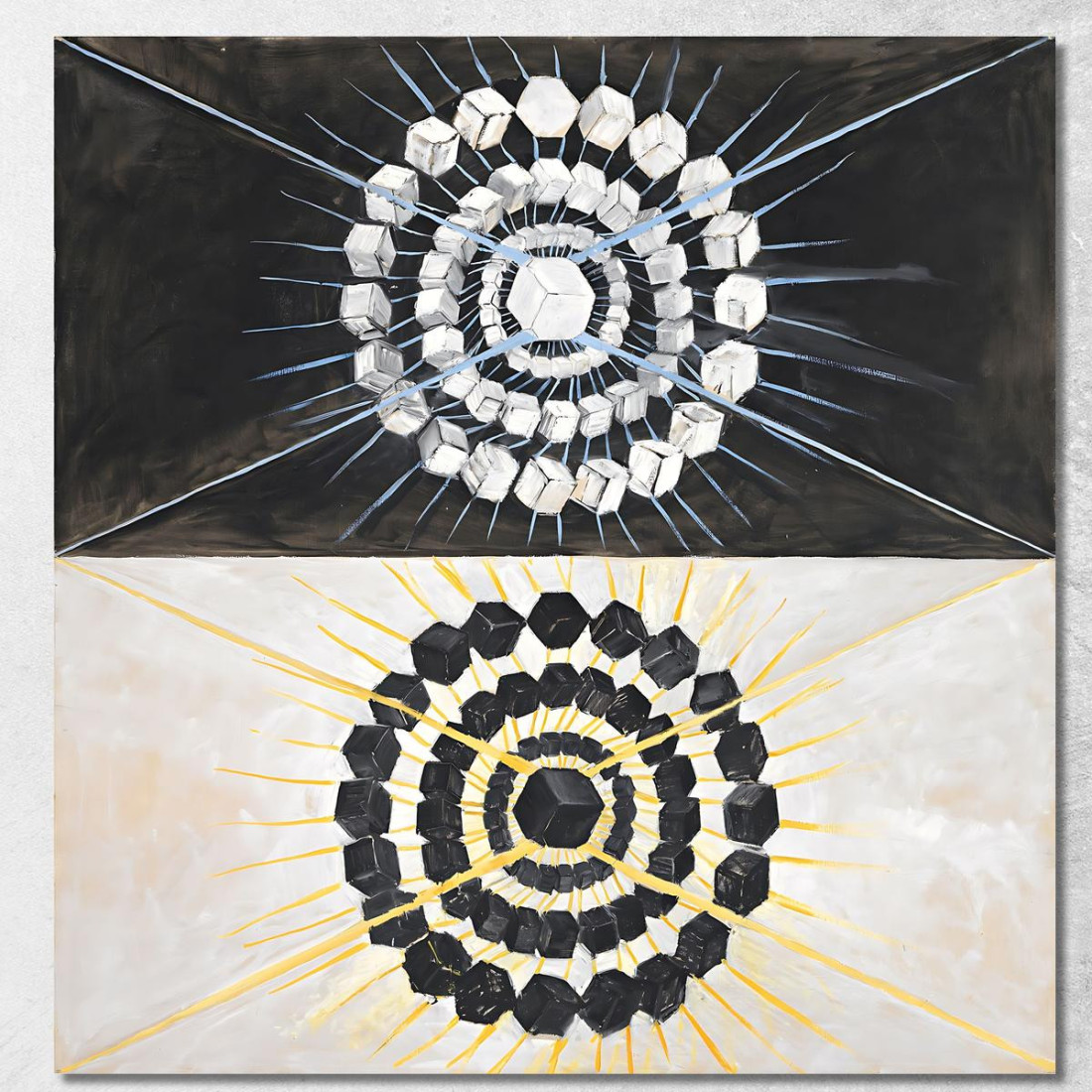 Gruppo Ixsuw N. 8 Il Cigno N. 8 Hilma af Klint hak12 quadro stampato su tela Gruppo Ixsuw N. 8 Il Cigno N. 8 Hilma af Klint hak12 quadro stampato su tela