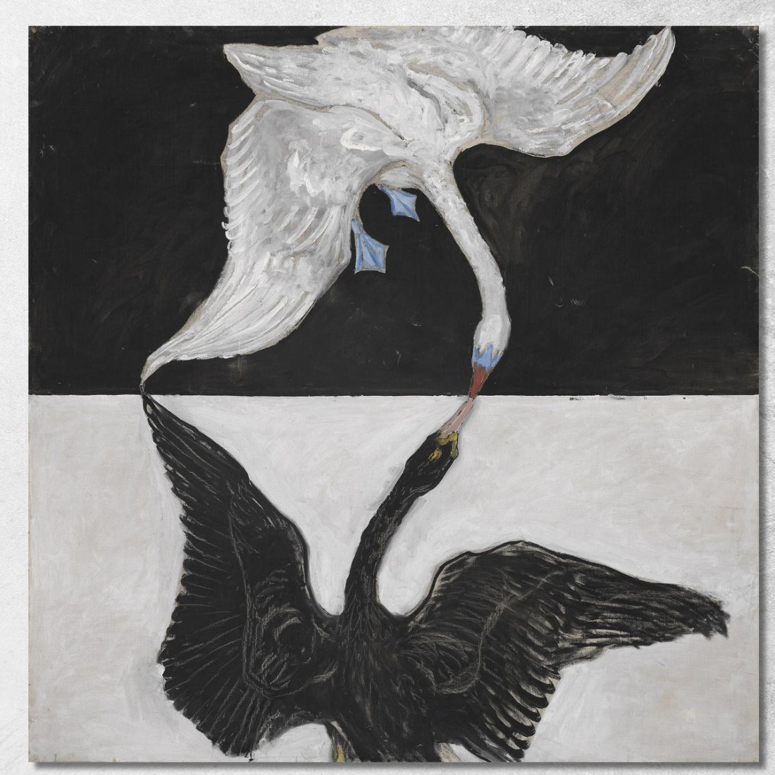 Gruppo Ixsuw Il Cigno N. 1 Hilma af Klint hak14 quadro stampato su tela Gruppo Ixsuw Il Cigno N. 1 Hilma af Klint hak14 quadro stampato su tela