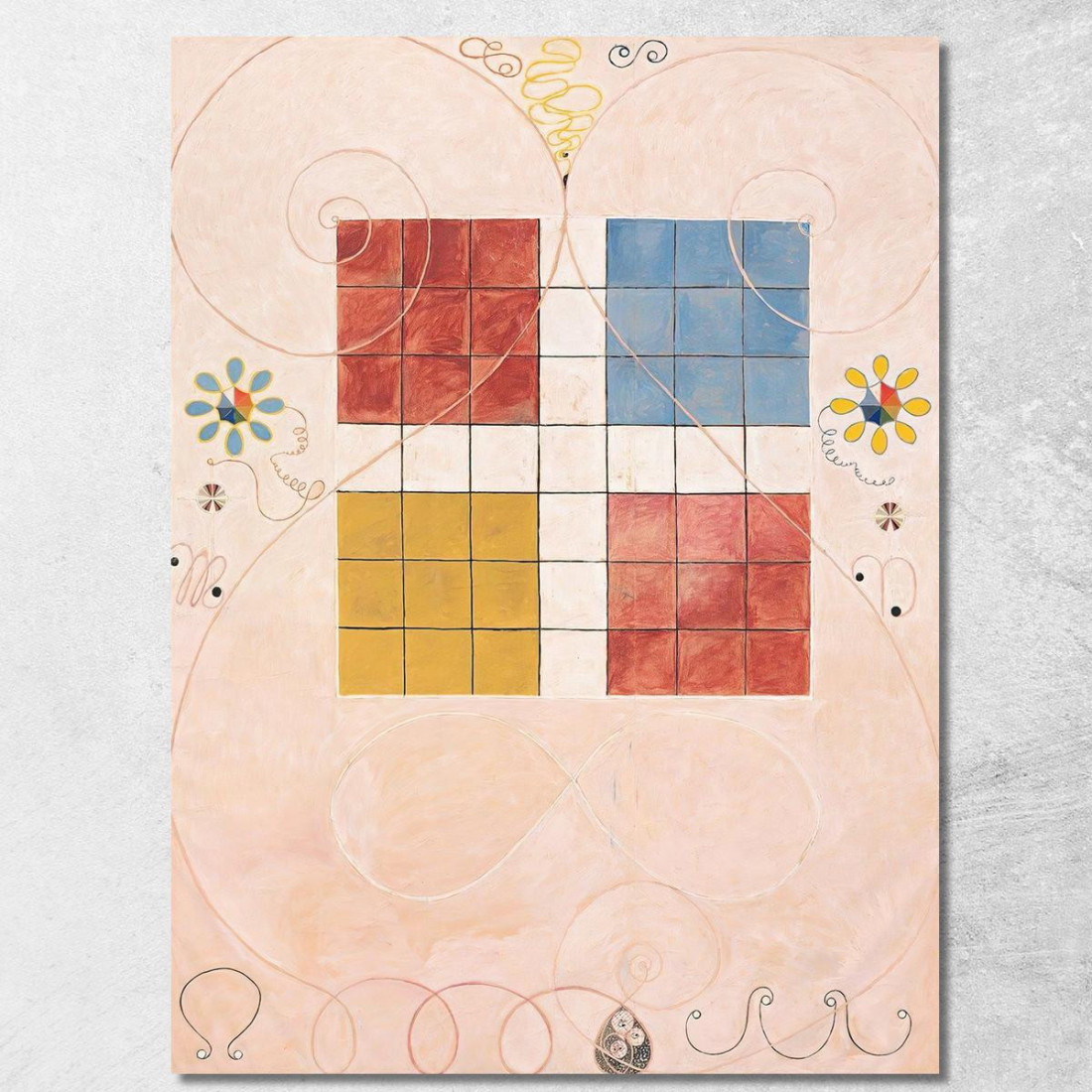 I Dieci Più Grandi N. 10 Della Vecchiaia Hilma af Klint hak26 quadro stampato su tela I Dieci Più Grandi N. 10 Della Vecchiaia Hilma af Klint hak26 quadro stampato su tela