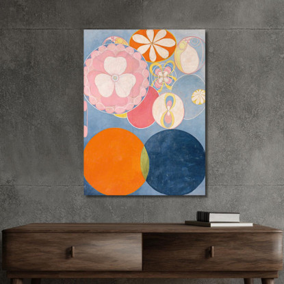 Le Dieci Più Grandi Infanzie N. 2 Hilma af Klint hak27 quadro stampato su tela