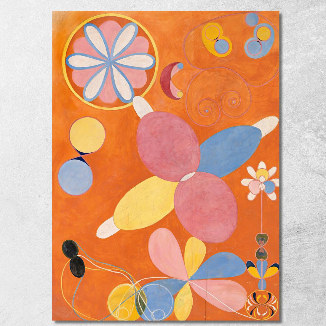 I Dieci Più Grandi Giovani N. 4 Hilma af Klint hak28 quadro stampato su tela I Dieci Più Grandi Giovani N. 4 Hilma af Klint hak28 quadro stampato su tela