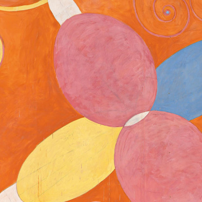 I Dieci Più Grandi Giovani N. 4 Hilma af Klint hak28 quadro stampato su tela