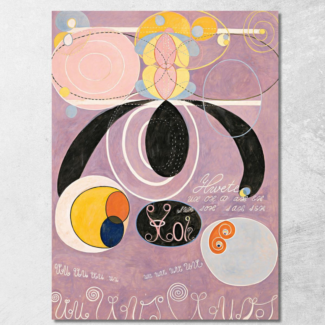 I Dieci Più Grandi N. 6 Hilma af Klint hak30 quadro stampato su tela I Dieci Più Grandi N. 6 Hilma af Klint hak30 quadro stampato su tela