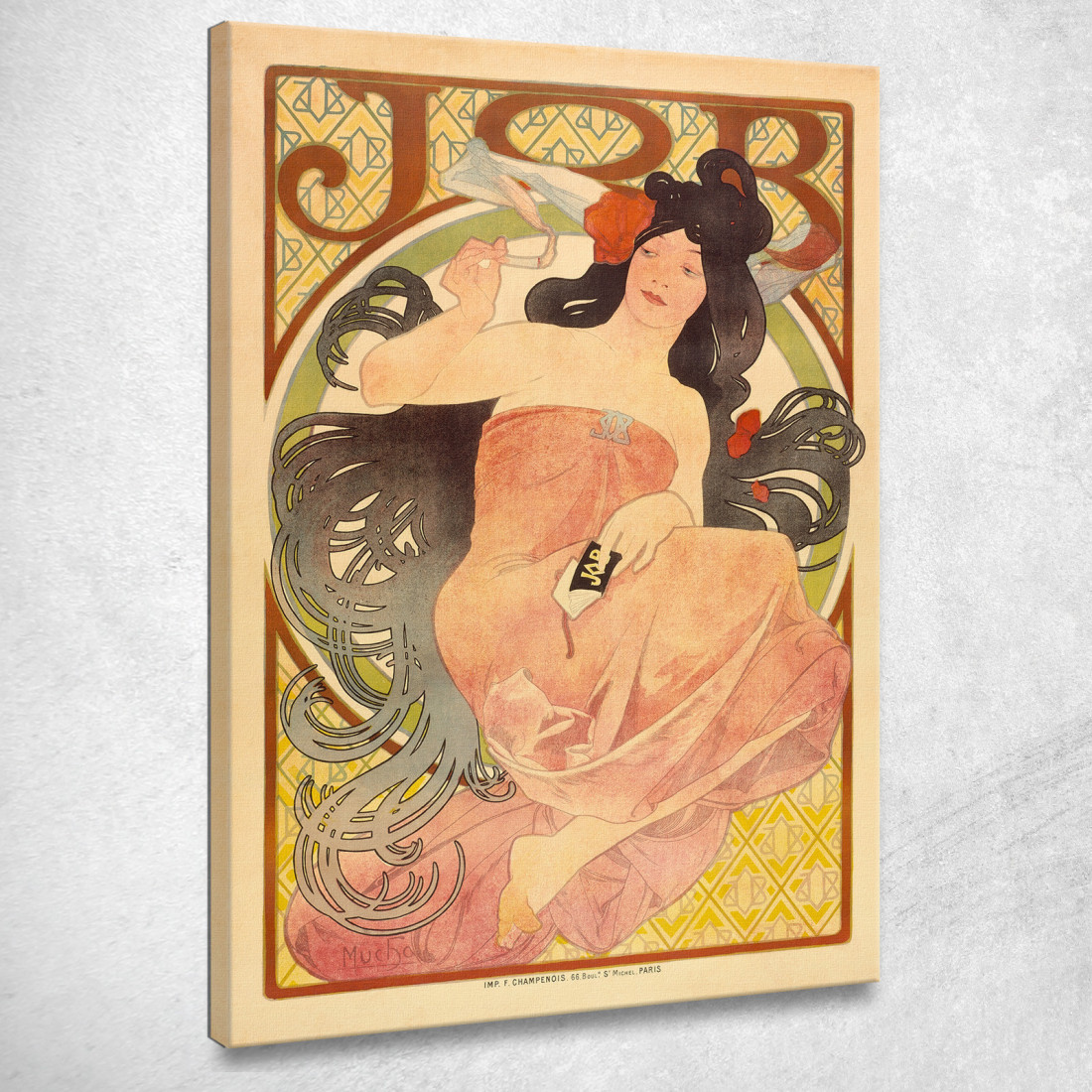 Lavoro 2 Alphonse Mucha amu57 quadro stampato su tela Lavoro 2 Alphonse Mucha amu57 quadro stampato su tela