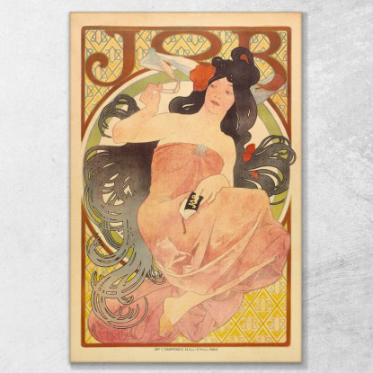 Lavoro 2 Alphonse Mucha amu57 quadro stampato su tela