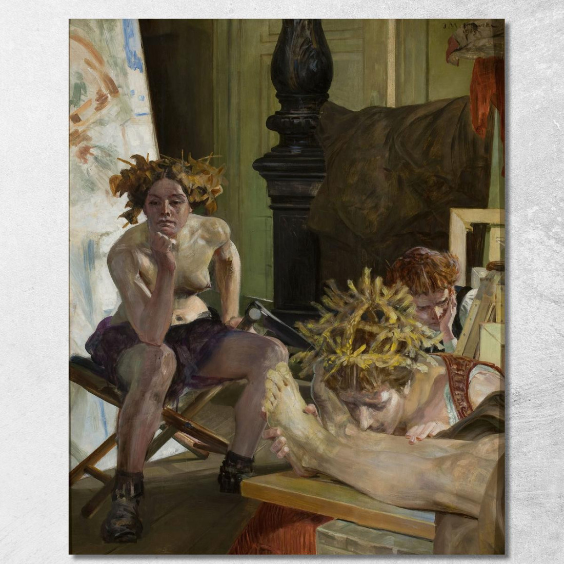 La Morte Dell'Artista Jacek Malczewski jml6 quadro stampato su tela