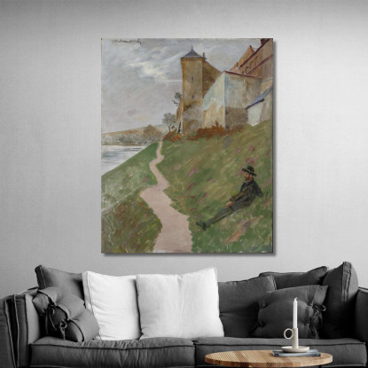 Sulla Collina Del Monastero Dei Norbertini Jacek Malczewski jml7 quadro stampato su tela