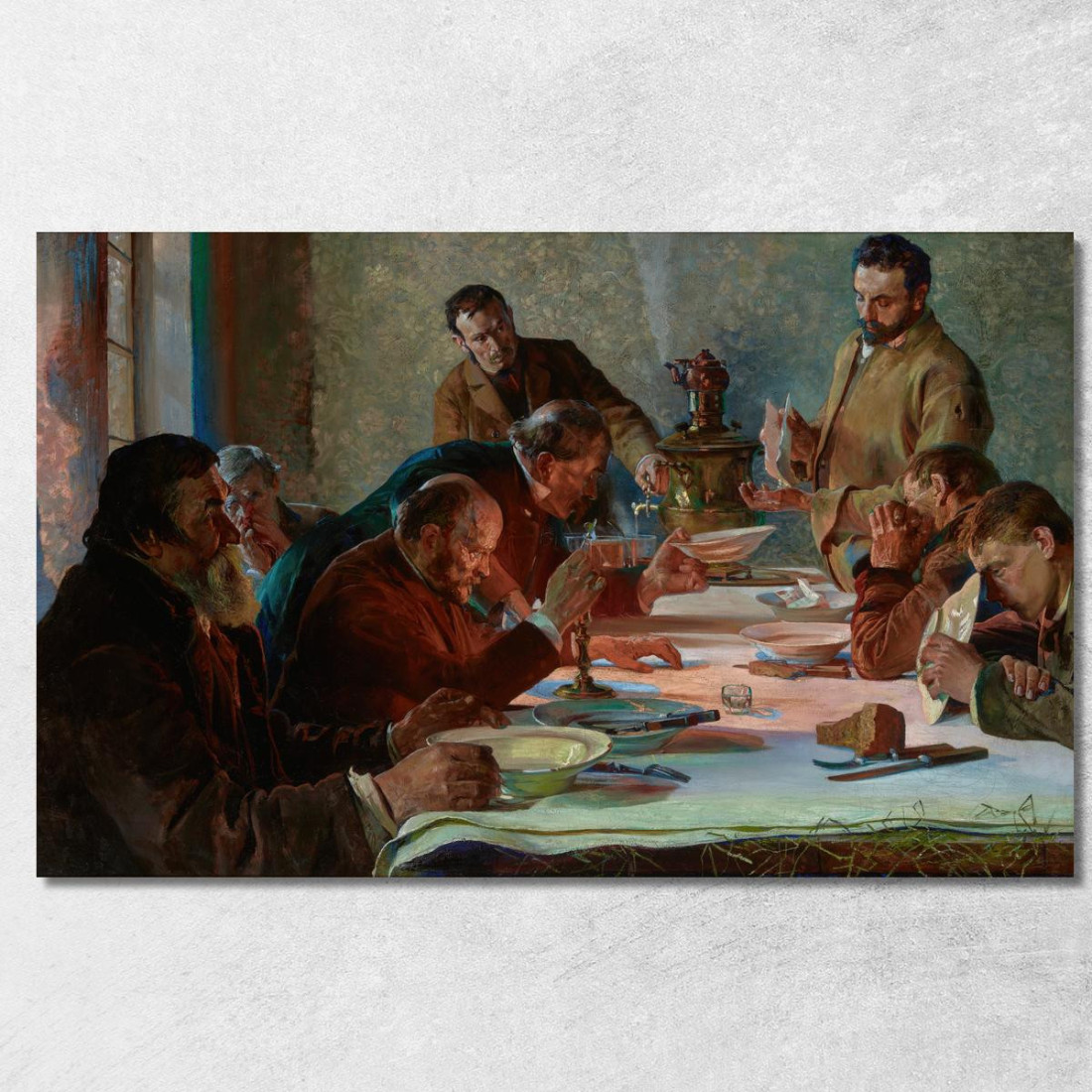 Vigilia Di Natale In Siberia Jacek Malczewski jml15 quadro stampato su tela Vigilia Di Natale In Siberia Jacek Malczewski jml15 quadro stampato su tela
