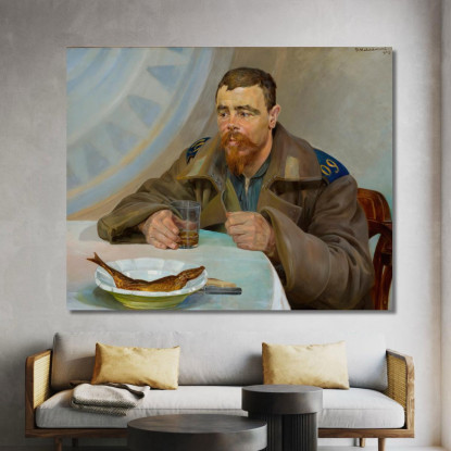 Sezione Destra Dell'Esilio Del Trittico Jacek Malczewski jml29 quadro stampato su tela