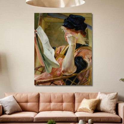Modello Femminile Jacek Malczewski jml32 quadro stampato su tela