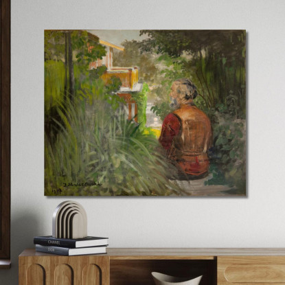 Paesaggio Con Un Palazzo Jacek Malczewski jml50 quadro stampato su tela