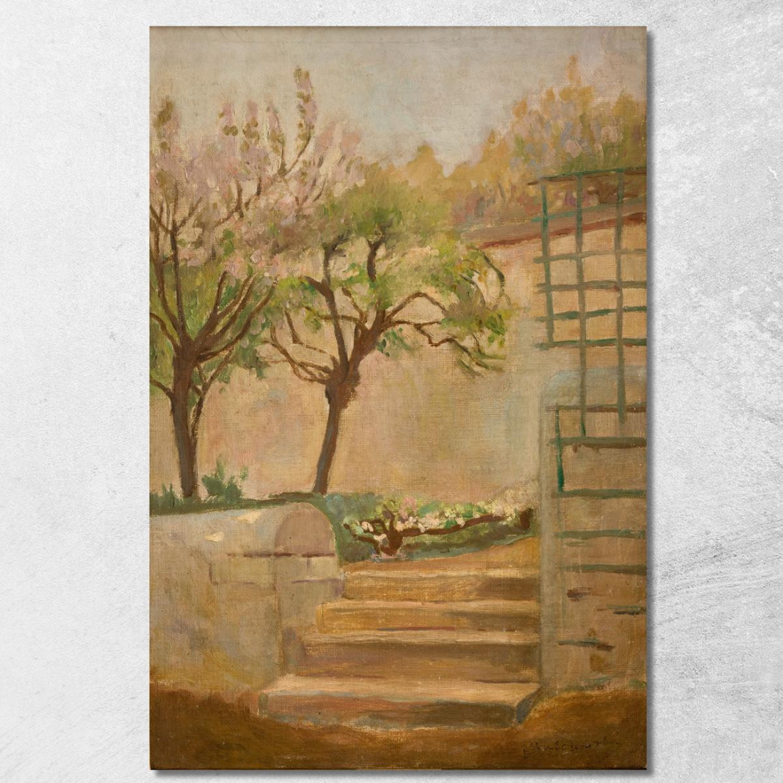 Paesaggio Con Piccole Scale Jacek Malczewski jml53 quadro stampato su tela Paesaggio Con Piccole Scale Jacek Malczewski jml53 quadro stampato su tela