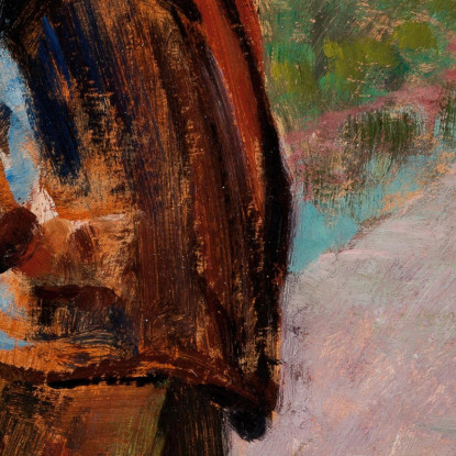 Paesaggio Con Il Figlio Dell'Artista Su Un Sentiero Jacek Malczewski jml54 quadro stampato su tela