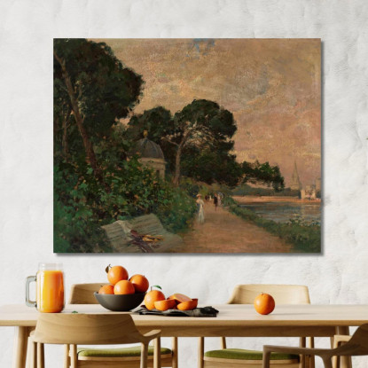 Paesaggio Jacek Malczewski jml55 quadro stampato su tela