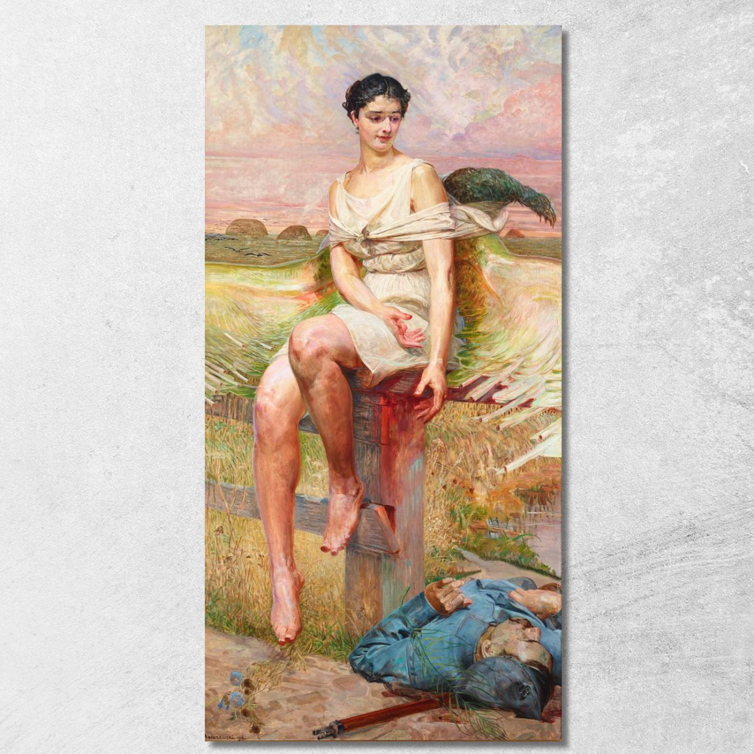 Nike Delle Legioni Jacek Malczewski jml68 quadro stampato su tela Nike Delle Legioni Jacek Malczewski jml68 quadro stampato su tela