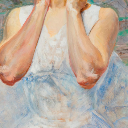Ritratto Di Una Donna Con Sorba Jacek Malczewski jml77 quadro stampato su tela