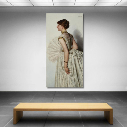 Ritratto Della Fidanzata Jacek Malczewski jml94 quadro stampato su tela