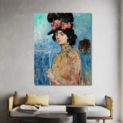 Ritratto Di Zofia Atteslander Jacek Malczewski jml96 quadro stampato su tela