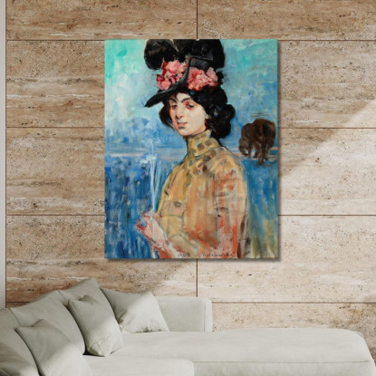 Ritratto Di Zofia Atteslander Jacek Malczewski jml96 quadro stampato su tela