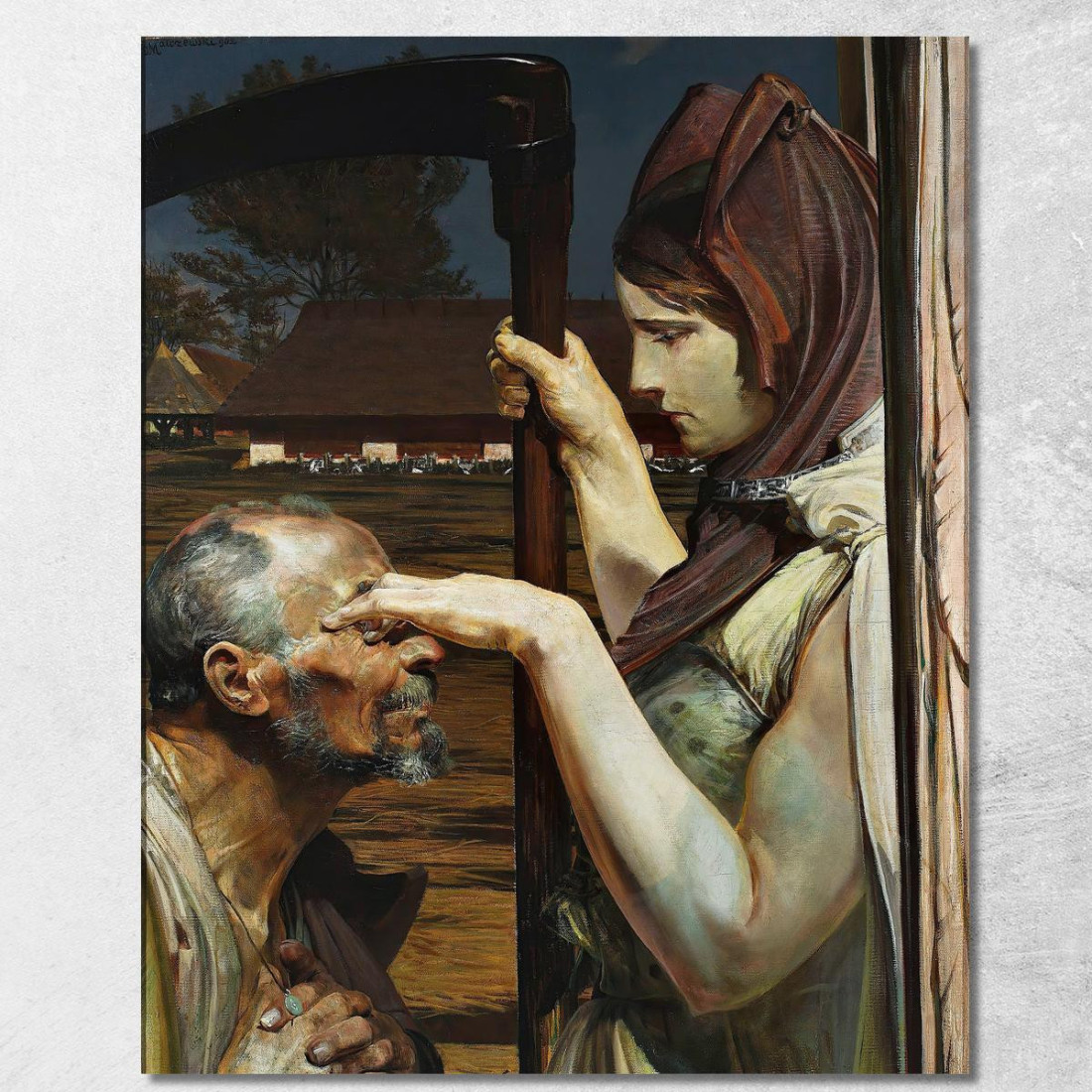 Morte Jacek Malczewski jml120 quadro stampato su tela Morte Jacek Malczewski jml120 quadro stampato su tela