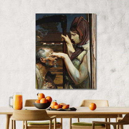 Morte Jacek Malczewski jml120 quadro stampato su tela