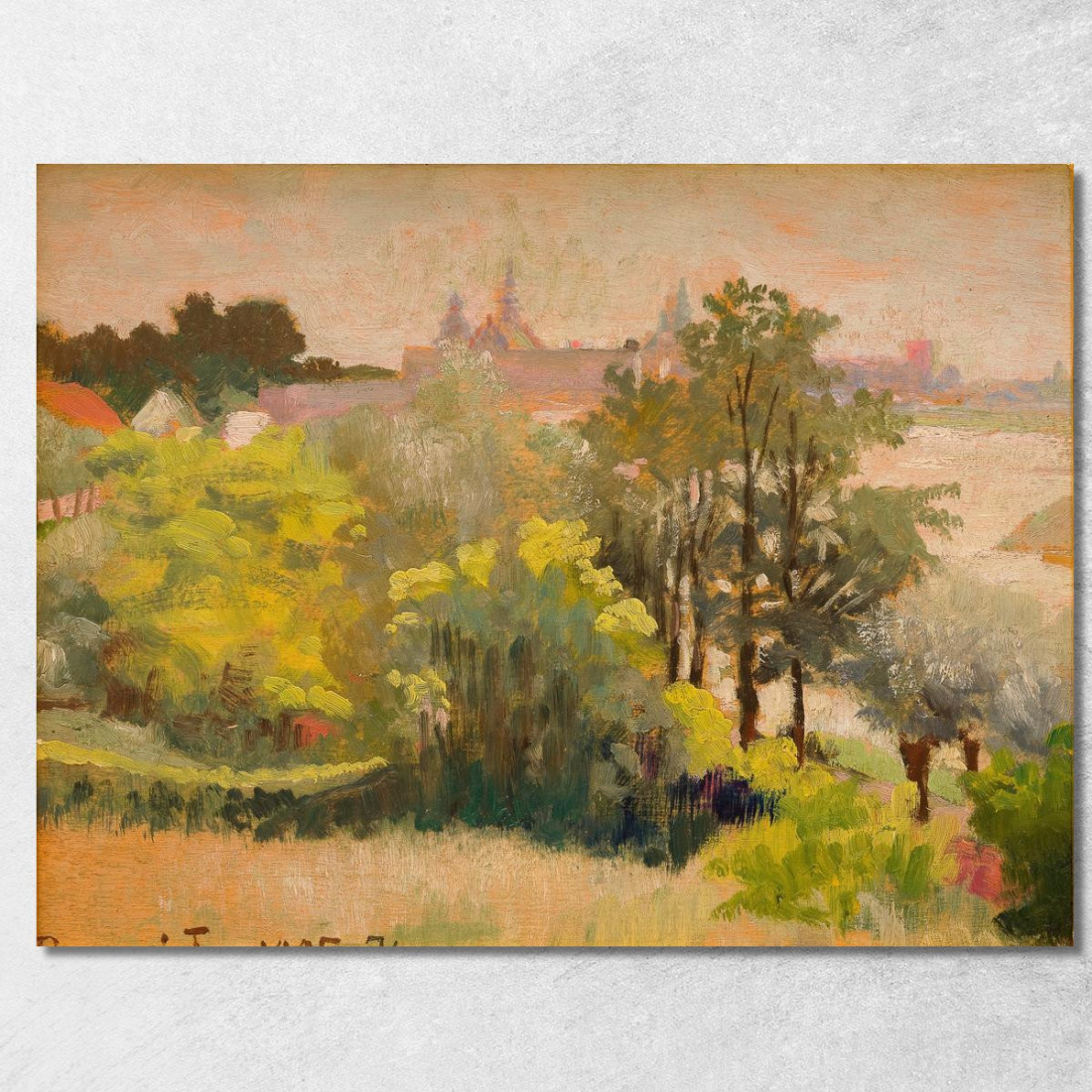 Veduta Di Cracovia Da Zwierzyniec Jacek Malczewski jml141 quadro stampato su tela Veduta Di Cracovia Da Zwierzyniec Jacek Malczewski jml141 quadro stampato su tela
