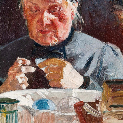 Schizzo Della Donna Al Tavolo Jacek Malczewski jml145 quadro stampato su tela