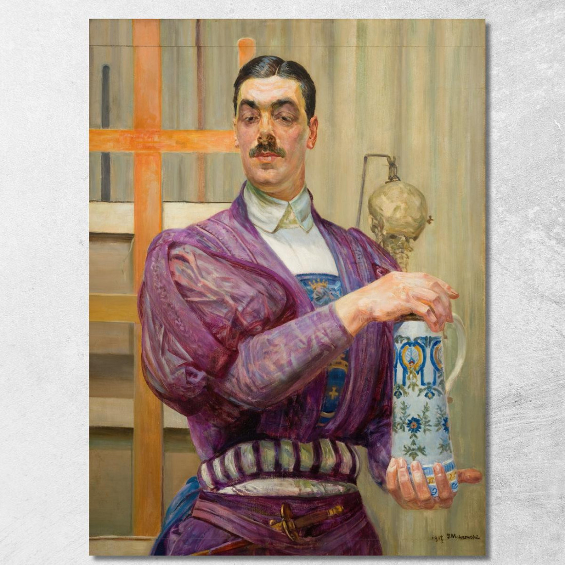 La Giovane Polonia Jacek Malczewski jml148 quadro stampato su tela La Giovane Polonia Jacek Malczewski jml148 quadro stampato su tela