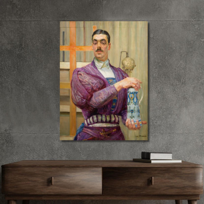 La Giovane Polonia Jacek Malczewski jml148 quadro stampato su tela