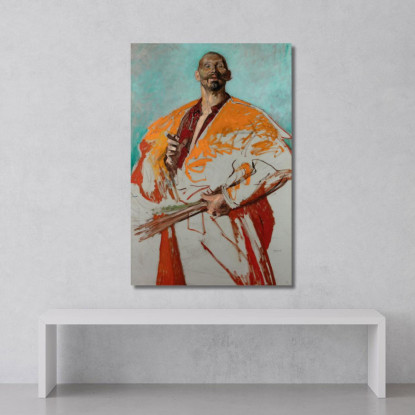 Ritratto Di Leon Wyczólkowski Jacek Malczewski jml161 quadro stampato su tela