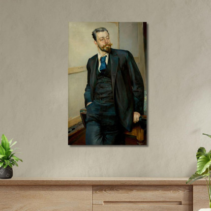 Ritratto Di Michal Wywiórski Jacek Malczewski jml162 quadro stampato su tela