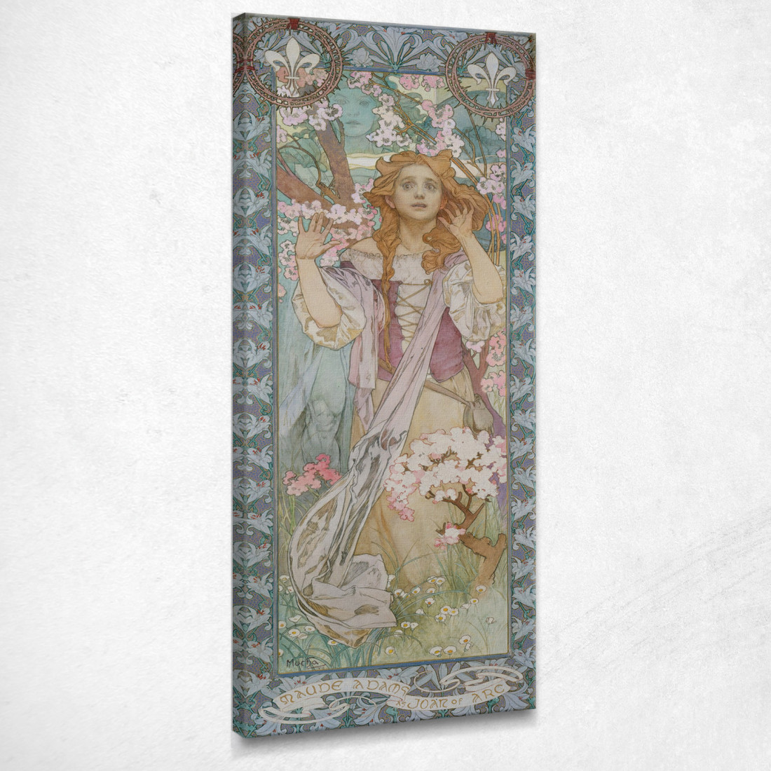 Maude Adams Alphonse Mucha amu81 quadro stampato su tela Maude Adams Alphonse Mucha amu81 quadro stampato su tela