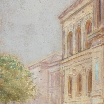 Uscita Dalla Mostra Al Palais De L'Industrie Jean Béraud jbr45 quadro stampato su tela