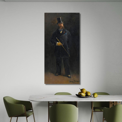 Il Gentiluomo Jean Béraud jbr58 quadro stampato su tela