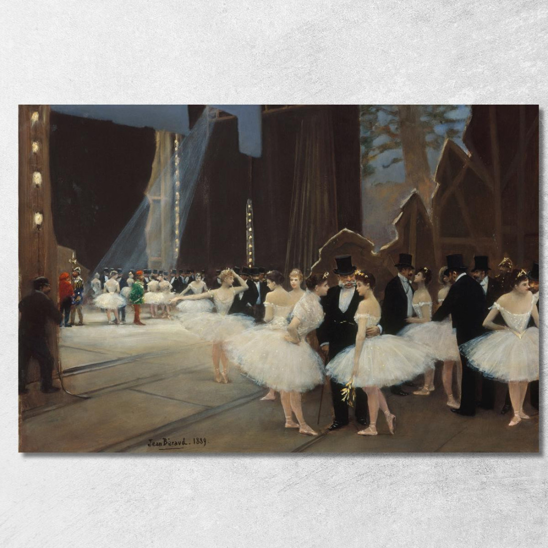 Dietro Le Quinte Dell'Opera Di Parigi Jean Béraud jbr69 quadro stampato su tela Dietro Le Quinte Dell'Opera Di Parigi Jean Béraud jbr69 quadro stampato su tela