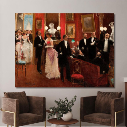Scena Del Ballo Jean Béraud jbr93 quadro stampato su tela