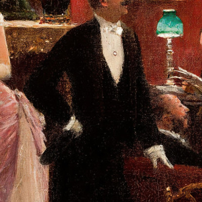 Scena Del Ballo Jean Béraud jbr93 quadro stampato su tela