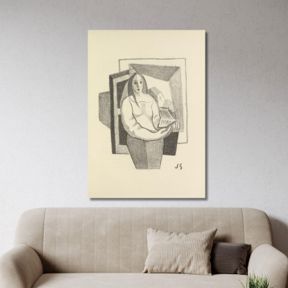 Come Una Moglie Ha Una Mucca 1 Juan Gris jgr4 quadro stampato su tela