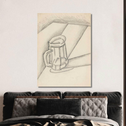 Boccale Di Birra Juan Gris jgr11 quadro stampato su tela
