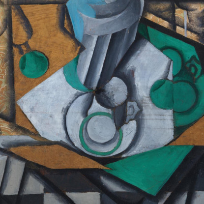 Caraffe Tazze E Bicchieri Juan Gris jgr14 quadro stampato su tela