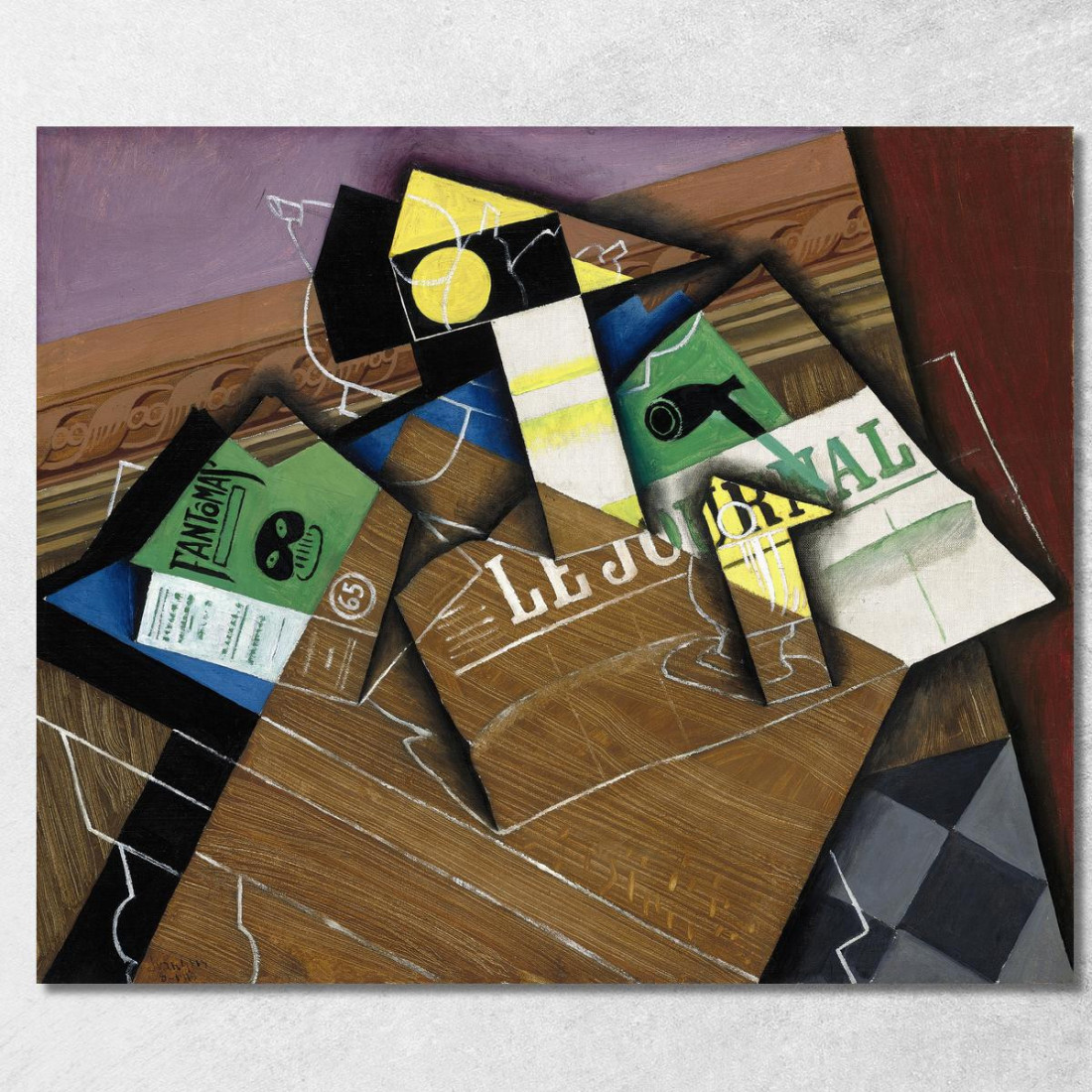 Fantasmi Juan Gris jgr22 quadro stampato su tela Fantasmi Juan Gris jgr22 quadro stampato su tela