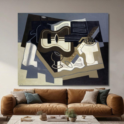 Chitarra E Clarinetto Juan Gris jgr28 quadro stampato su tela